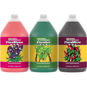 image:imageGeneral Hydroponics Flora Series FloraMicro FloraBloom FloraGro  3Part Hydroponic Nutrient System 6 gal1 gal