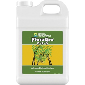 image:imageGeneral Hydroponics FloraSeries Hydroponic Nutrient Fertilizer System Trial Pack with FloraMicro FloraBloom and FloraGro 1 qt25 gal