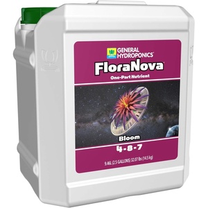 image:imageGeneral Hydroponics HGC718805 FloraNova Grow 7410 Robust Strength of Dry Fertilizer But in Rapid Liquid Form Use for Hydroponics Soilless Mixtures Containers amp Garden Grown Plants 1Gallon25 gal