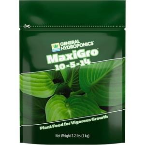 image:imageGeneral Hydroponics MaxiGro Plant Food for Vigorous Growth 22 lbsMaxiGro